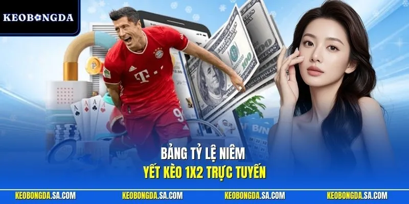 Bảng tỷ lệ niêm yết kèo 1X2 trực tuyến
